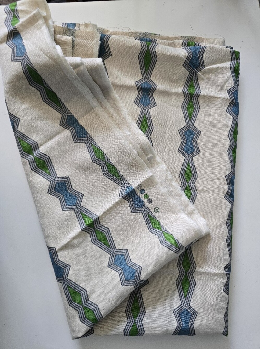 Chicago by Ultimo Grito for Christopher Farr cloth Linen Fabric W 56" L 104"